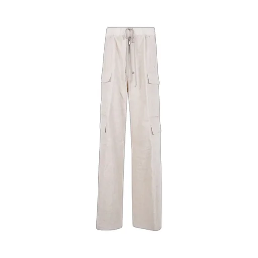Rick Owens Bella Zip-Fly Drawstring Cargo Trousers