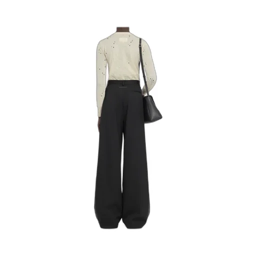 Mm6 Maison Margiela Wide-Leg Trousers