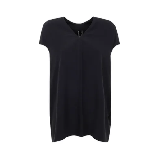 V-Neck Short-Sleeve Blouse