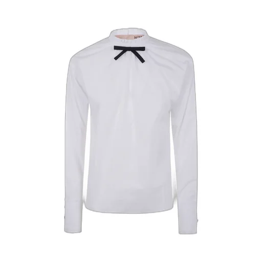 Bow-Detailed Ruffled Shirt