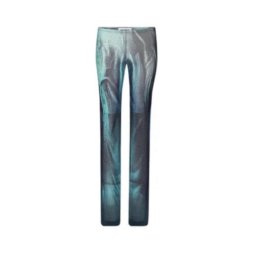 Abstract-Print Trousers