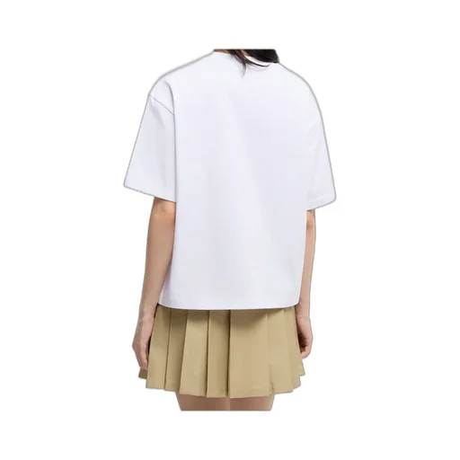Embroidered Cherry Logo Cotton T-Shirt