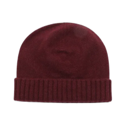 Malo Fine-Knit Turn-Up Brim Beanie