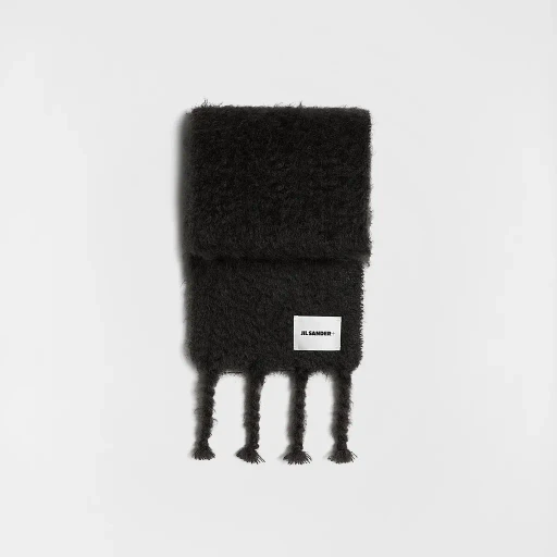 Slim Wool Blend Scarf