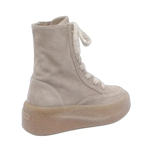 Vic Matie Round-Toe Lace-Up Ankle Boots
