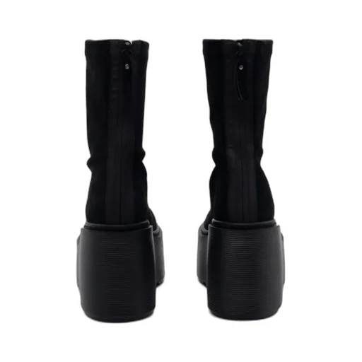 Vic Matie Round-Toe Platform Ankle Boots