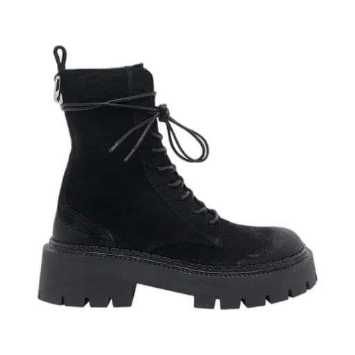 Vic Matie Side Zipped Lace-Up Ankle Boots