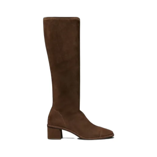 Tory Burch Cap-Toe Knee-High Boots