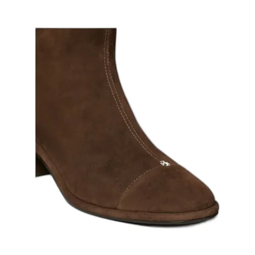 Tory Burch Cap-Toe Knee-High Boots