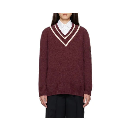 Moncler Padded V-Neck Jumper