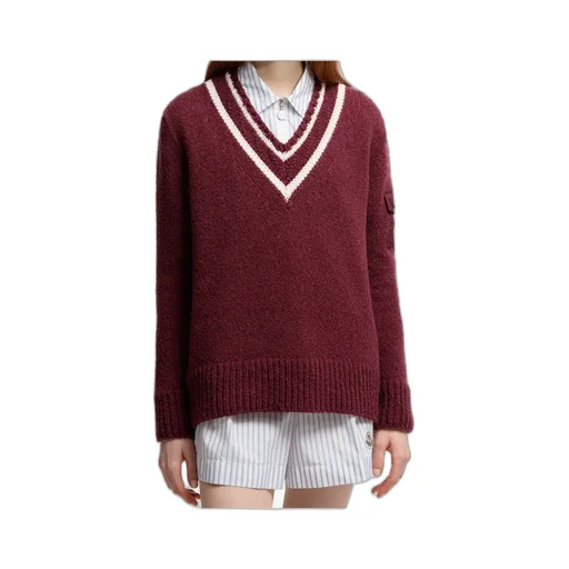 Moncler Padded V-Neck Jumper