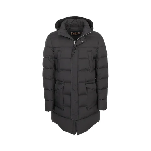 Quilted Zip-Up Down Jacket