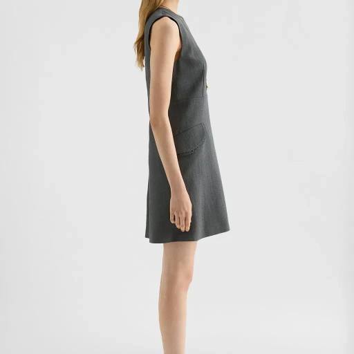 Silk Blend Mini Dress