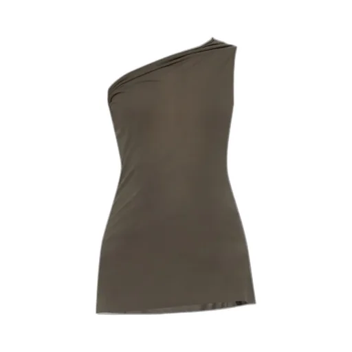 Rick Owens Asymmetrical Cut Sleeveless Top