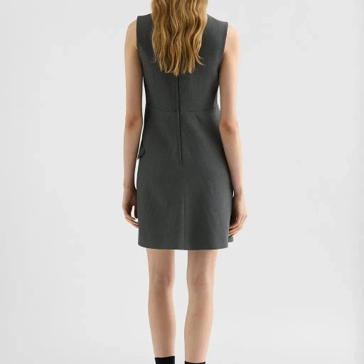 Silk Blend Mini Dress