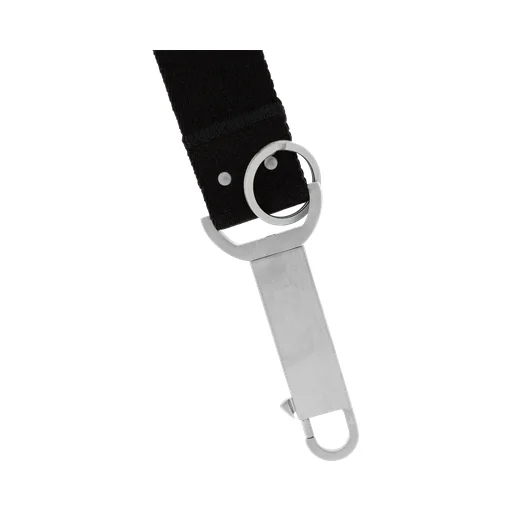 Rick Owens Logo Tape Claw Fastened Keychain