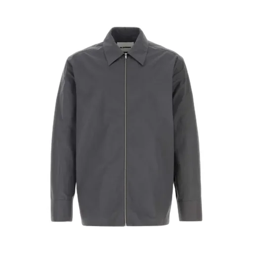 Zip-Fastening Poplin Overshirt