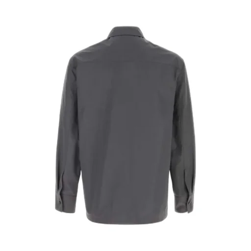 Zip-Fastening Poplin Overshirt