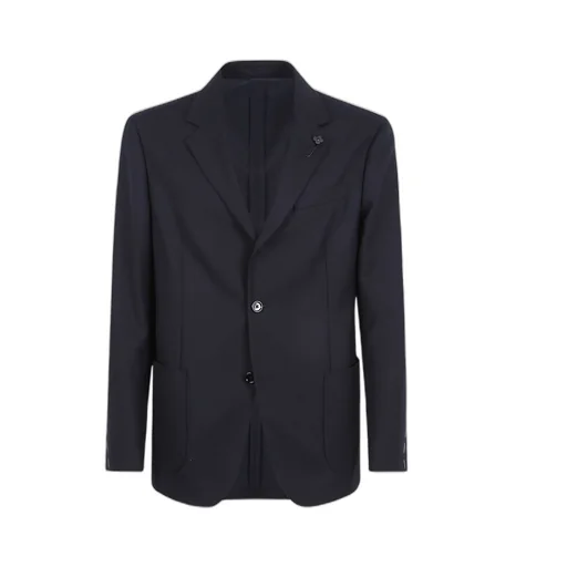 Flower Clip-Detail Wool Blazer
