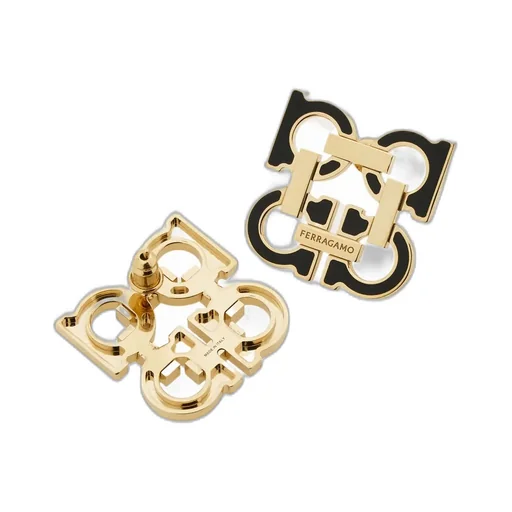 Four Gancini Clip On Earrings