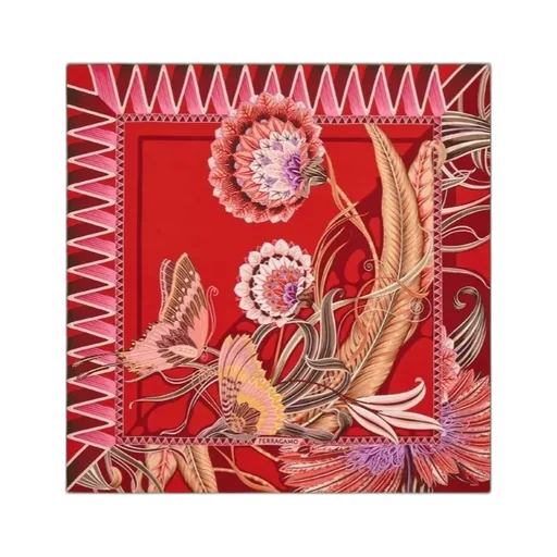 Giada Print Silk Scarf