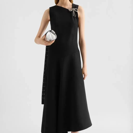 Silk Blend Evening Dress