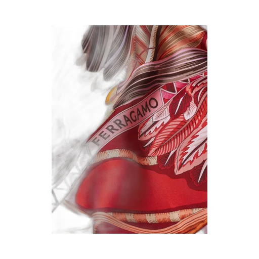 Giada Print Silk Scarf