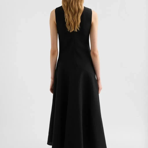Silk Blend Evening Dress