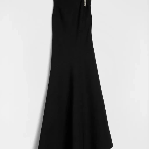 Silk Blend Evening Dress