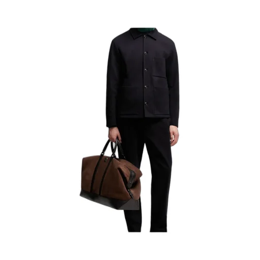 Moncler Cabalian Button-Up Shirt Jacket