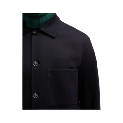 Moncler Cabalian Button-Up Shirt Jacket