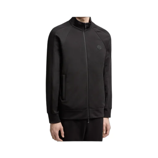 Moncler Logo Patch Zip-Up Sweatshirt