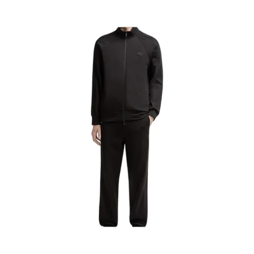 Moncler Logo Patch Zip-Up Sweatshirt