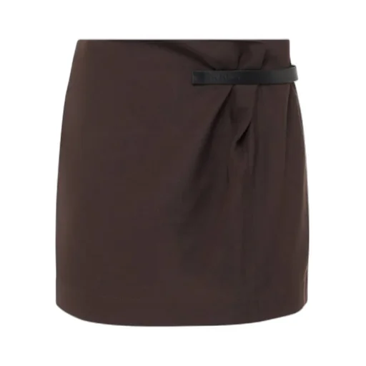 Jw Anderson Gather Detailed Mini Skirt