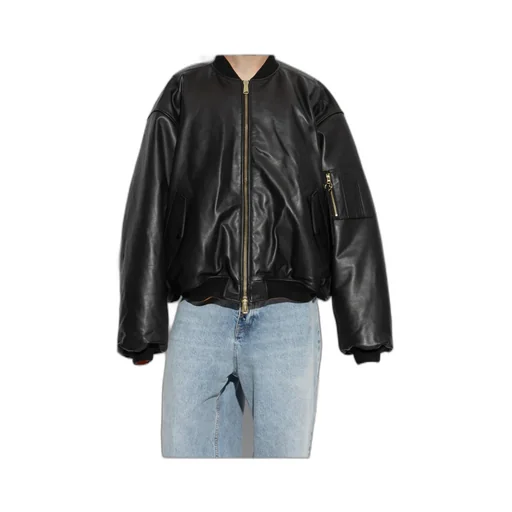 Vetements Oversized Leather Jacket