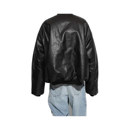 Vetements Oversized Leather Jacket