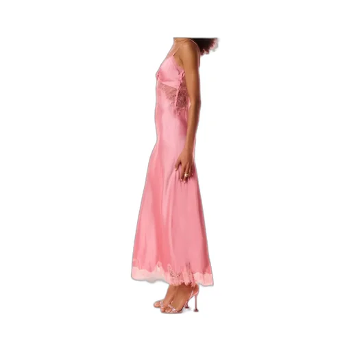 Orianna Lace-Trimmed Slip Maxi Dress