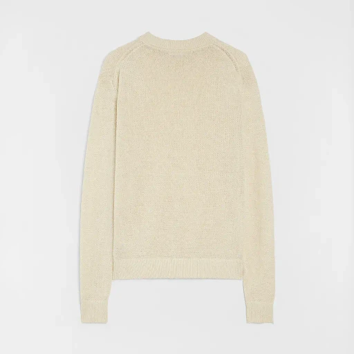 Silk Blend Crew-Neck Sweater