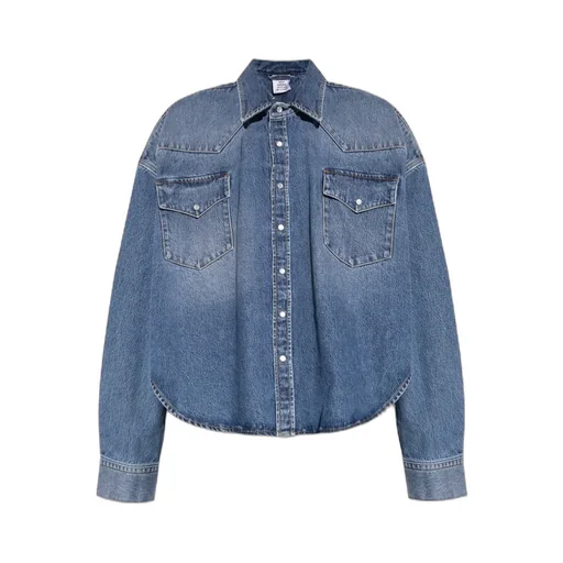 Vetements Long-Sleeved Denim Shirt