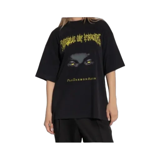 Vetements Graphic Printed Crewneck T-Shirt