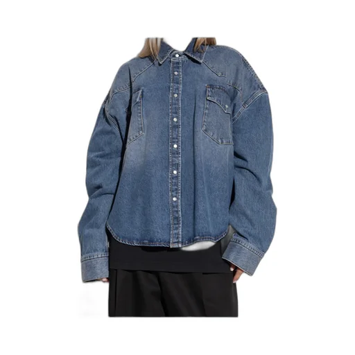 Vetements Long-Sleeved Denim Shirt
