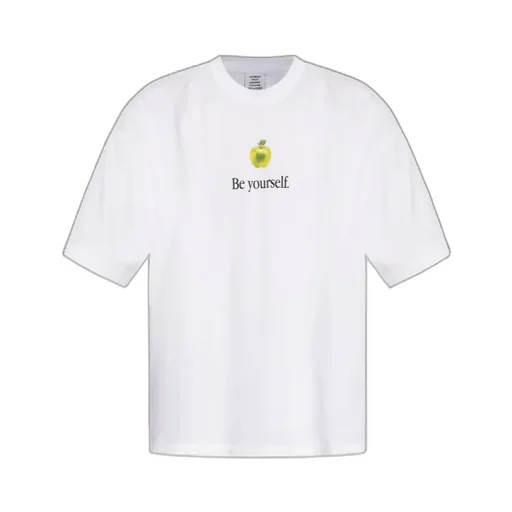 Apple-Print T-Shirt