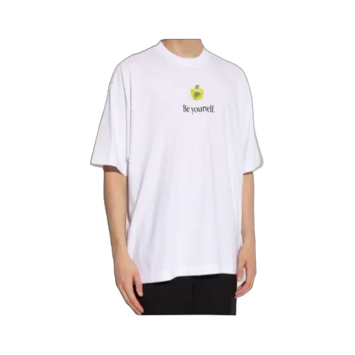 Apple-Print T-Shirt