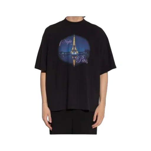 Eiffel Tower-Print T-Shirt