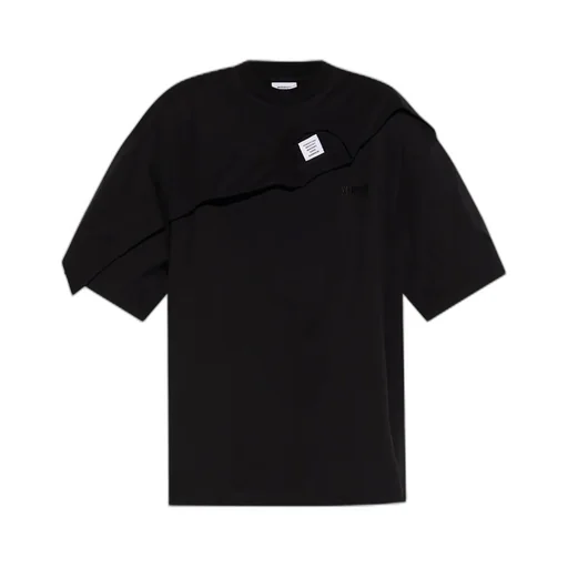 Vetements Logo Embroidered Short-Sleeved T-Shirt
