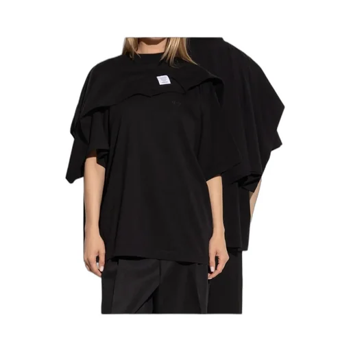 Vetements Logo Embroidered Short-Sleeved T-Shirt