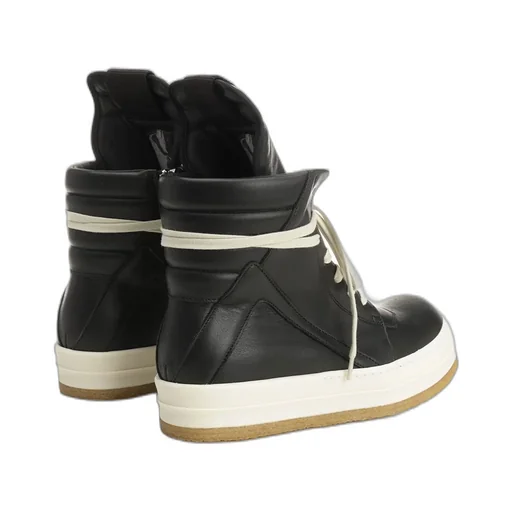 Geobasket Padded Leather High-Top Sneakers