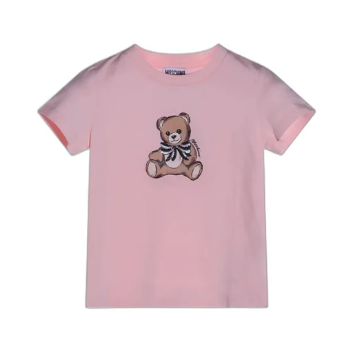 Moschino Kids Teddy Printed Crewneck T-Shirt
