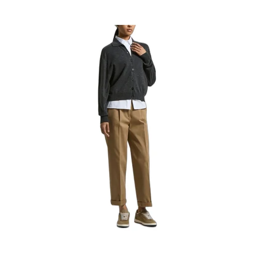 Pleated-Details Trousers