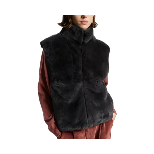 High-Neck Zip-Fastening Waistcoat